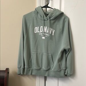 Old Navy Sage Green Pullover Hoodie